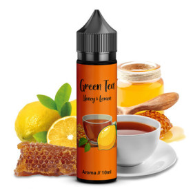 Vip Vape Liquids - Green Tea - Honey & Lemon - 10ml Aroma in 60ml Flasche