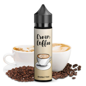 Vip Vape Liquids - Cream Coffee - 5ml Aroma in 60ml Flasche