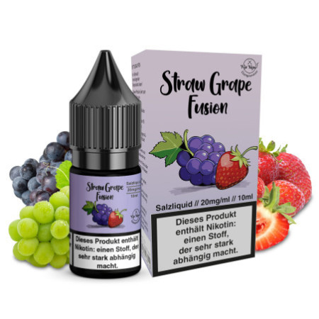Vip Vape Liquids - Straw Grape Fusion - Nikotinsalz Liquid – 20mg