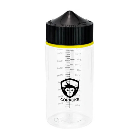 Copackr Branded Chubby Gorilla V3 Tropfflasche : 200ml Plastikflaschen mit Messung