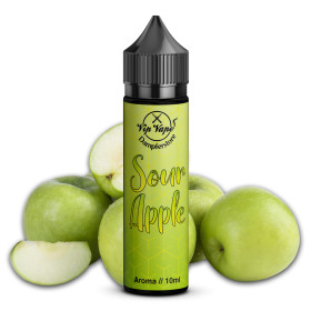 Vip Vape Liquids - Sour Apple - 10ml Aroma in 60ml Flasche