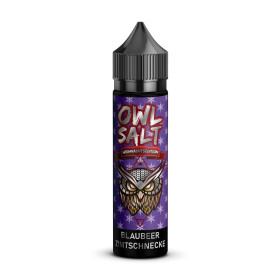 OWL Salt Longfill Blaubeer Zimtschnecke Aroma Weihnachtsedition Aroma 10ml in 60ml Flasche