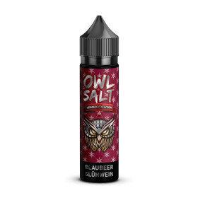 OWL Salt Longfill Blaubeere Glühwein Aroma Weihnachtsedition Aroma 10ml in 60ml Flasche