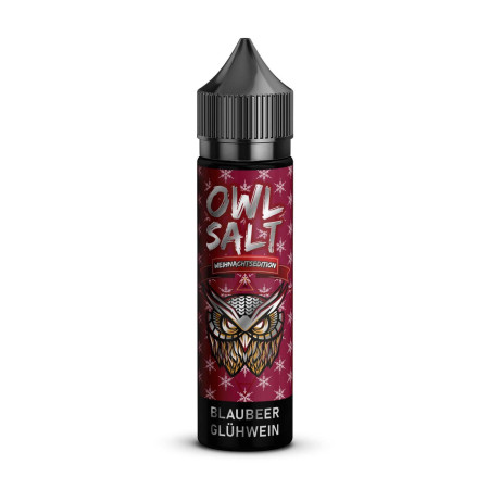 OWL Salt Longfill Blaubeere Glühwein Aroma Weihnachtsedition Aroma 10ml in 60ml Flasche