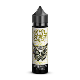 OWL Salt Longfill Buttermilch Zitrone Aroma 10ml in 60ml Flasche
