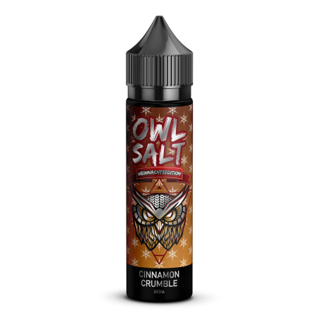 OWL Salt Longfill Cinnamon Crumble Aroma Weihnachtsedition 10ml in 60ml Flasche