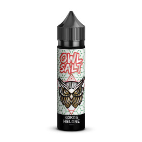 OWL Salt Longfill Kokos Melone Aroma 10ml in 60ml Flasche