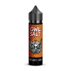 OWL Salt Longfill Peach Ice Aroma 10ml in 60ml Flasche