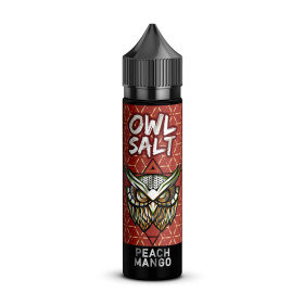 OWL Salt Longfill Peach Mango Aroma 10ml in 60ml Flasche