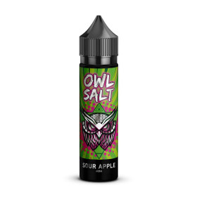 OWL Salt Longfill Sour Apple Aroma 10ml in 60ml Flasche