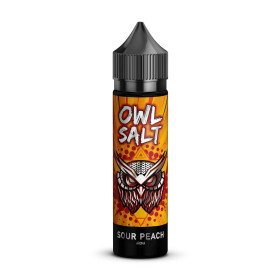 OWL Salt Longfill Sour Peach Aroma 10ml in 60ml Flasche