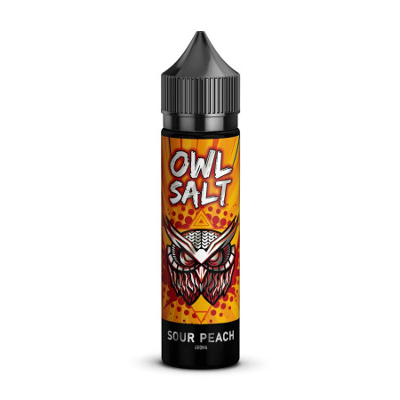 OWL Salt Longfill Sour Peach Aroma 10ml in 60ml Flasche