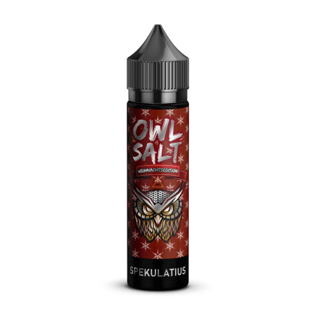 OWL Salt Longfill Spekulatius Aroma Weihnachtsedition 10ml in 60ml Flasche