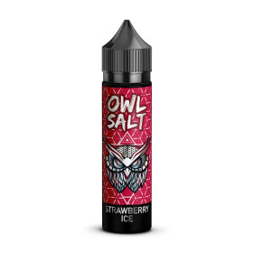 OWL Salt Longfill Strawberry Ice Aroma 10ml in 60ml Flasche