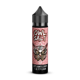 OWL Salt Longfill Strawberry Ice Cream Aroma 10ml in 60ml Flasche