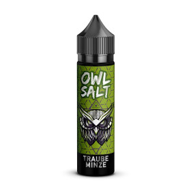 OWL Salt Longfill Traube Minze Aroma 10ml in 60ml Flasche