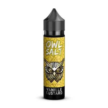 OWL Salt Longfill Vanille Custard Aroma 10ml in 60ml Flasche