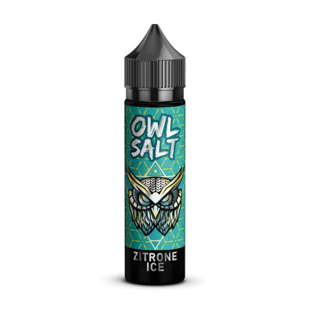 OWL Salt Longfill Zitrone Ice Aroma 10ml in 60ml Flasche