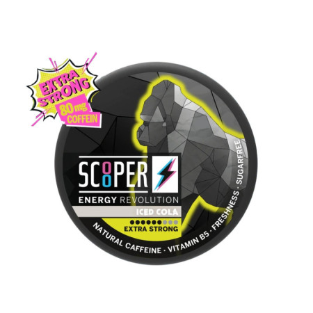 Scooper energy pouches- Iced Cola 80mg