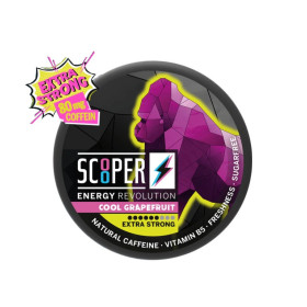 Scooper energy pouches- Cool Grapefruit 80mg