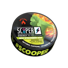 Scooper energy pouches- Spicy Strawberry Kiwi 80mg
