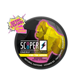Scooper energy pouches- Iced Tea Lemon 80mg