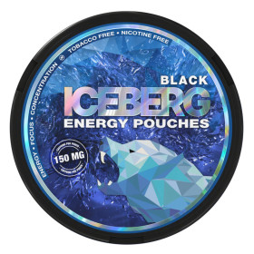 Iceberg energy pouches - Black 150mg