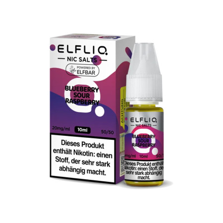 ELFLIQ - Blueberry Sour Raspberry - Nikotinsalz Liquid 20mg
