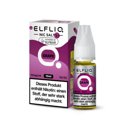 ELFLIQ - Grape - Nikotinsalz Liquid 10mg