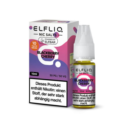 ELFLIQ - Blackberry Cherry - Nikotinsalz Liquid 10mg