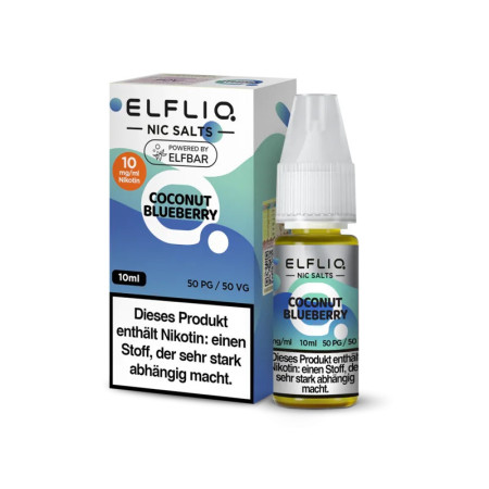 ELFLIQ - Coconut Blueberry - Nikotinsalz Liquid 10mg