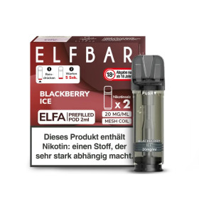Elfbar Elfa Pod - Blackberry Ice - Nikotinsalz Liquid 20mg (2 Stück pro Packung)