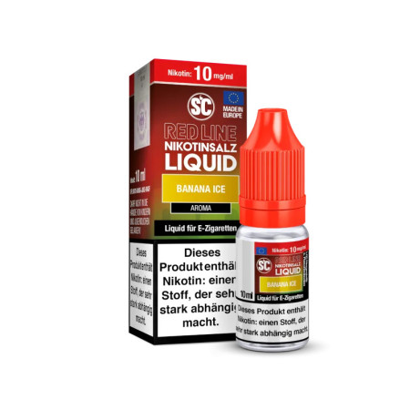 SC - Red Line - Banana Ice - Nikotinsalz Liquid 10mg
