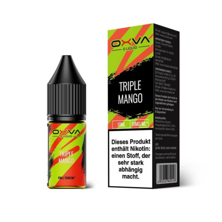 OXVA E-Liquid Nikotinsalz - Triple Mango - 10ml Liquid 10mg