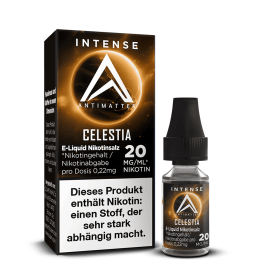 Antimatter Intense Nikotinsalz - Celestia - 20mg 10ml Liquid