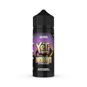 Yeti Longfill - Blackcurrant Cactus Mango Ice - Overdosed 10ml Aroma in 120ml Flasche