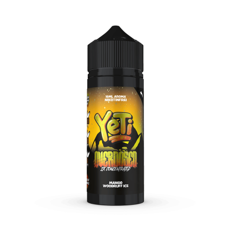 Yeti Longfill - Mango Woodruff Ice - Overdosed 10ml Aroma in 120ml Flasche