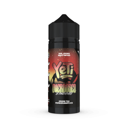 Yeti Longfill - Green Tea Pomegranate Ice - Overdosed 10ml Aroma in 120ml Flasche