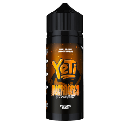 Yeti Longfill - Piercing Peach - Overdosed 10ml Aroma in 120ml Flasche