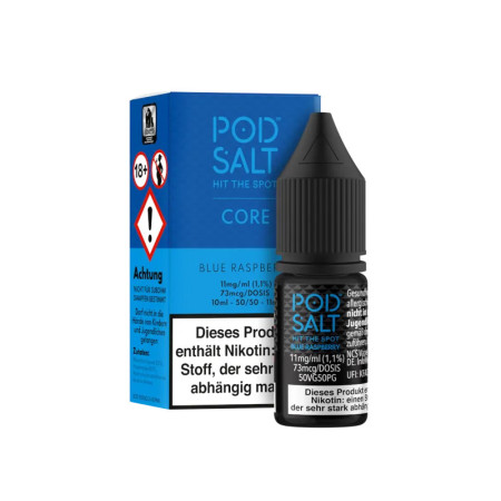 Pod Salt Core - Nikotinsalz Liquid - Blue Raspberry - 11mg