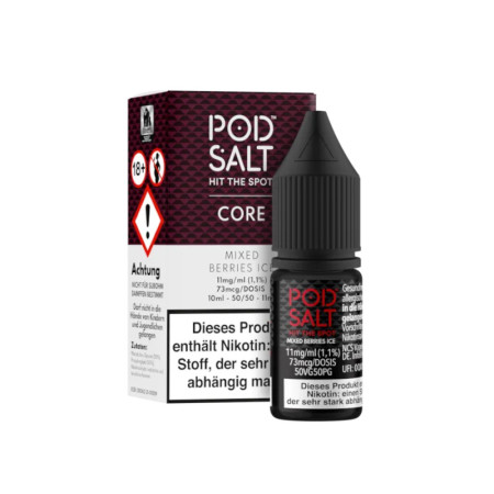 Pod Salt Core - Nikotinsalz Liquid - Mixed Berries Ice - 11mg