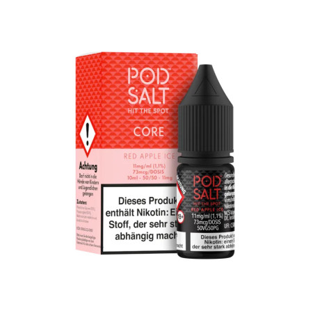 Pod Salt Core - Nikotinsalz Liquid - Red Apple Ice - 11mg