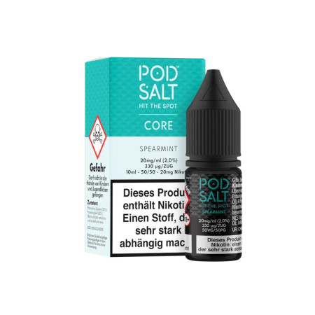 Pod Salt Core - Nikotinsalz Liquid -  Spearmint - 20mg