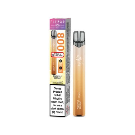 Elfbar 800 Einweg E-Zigarette - Pineapple Coconut