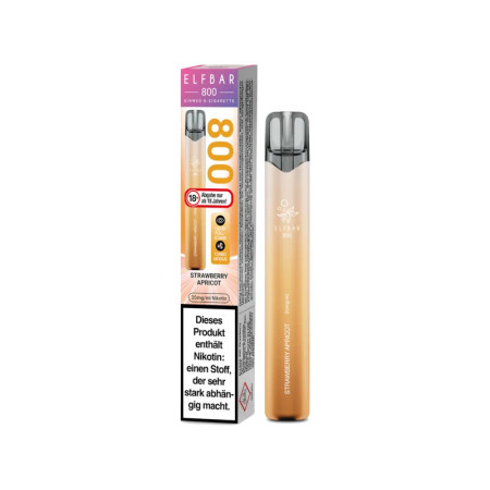 Elfbar 800 Einweg E-Zigarette - Strawberry Apricot